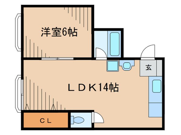 双葉マンションの物件間取画像